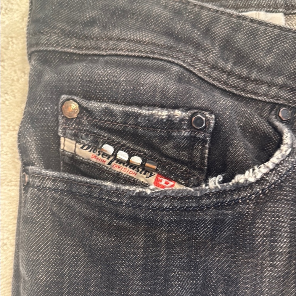Diesel Men's Straight Jeans - Dark Blue